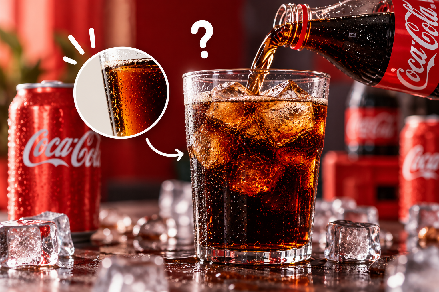 Waarom ziet Coca-Cola er bijna zwart uit? 🥤