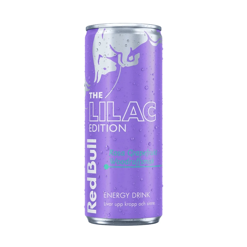 Redbull Lilac Edition 24x25cl — 24 x 25 cl