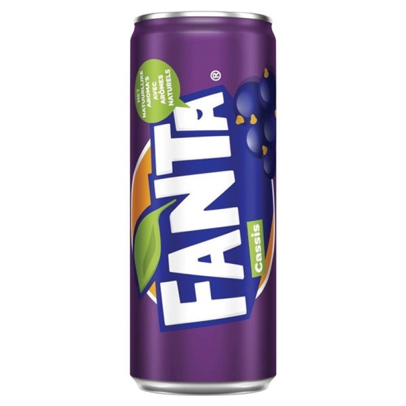 Fanta Cassis BE 24x33cl — 24 x 33 cl