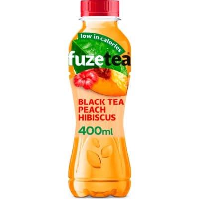 Fuze Tea Black Tea Peach 24x400ml — 24 x 400 ml