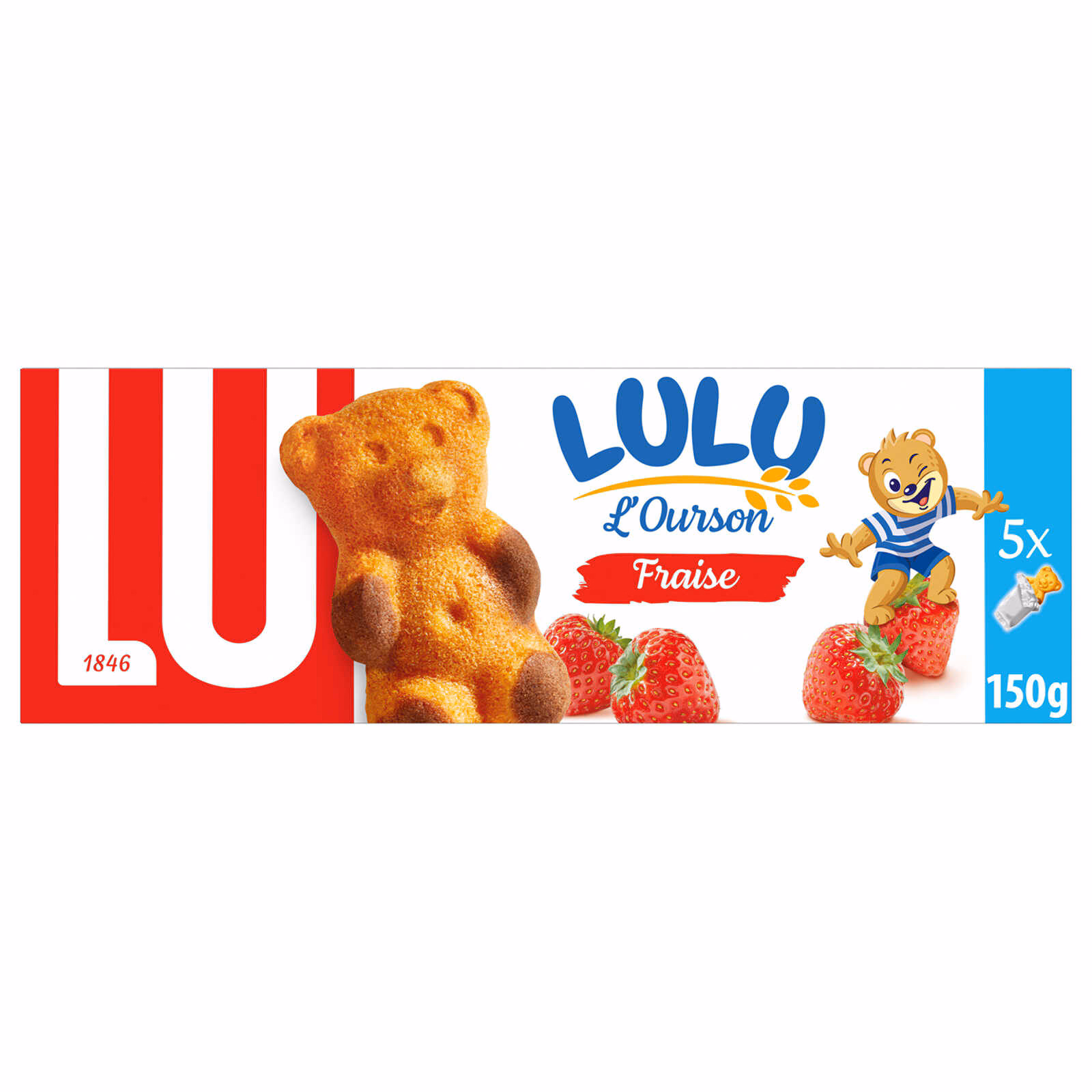 LU Beertje Aardbei 150gr — 150 gr